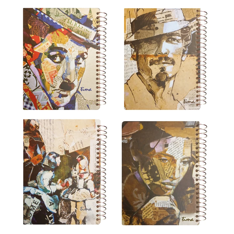 دفتر یادداشت 100 برگ تیما مدل پرسونا مجموعه 4 عددی