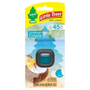 خوشبوکننده خودرو لیتل تریس مدل VENTLIQUEID رایحه Caribbean Colada
