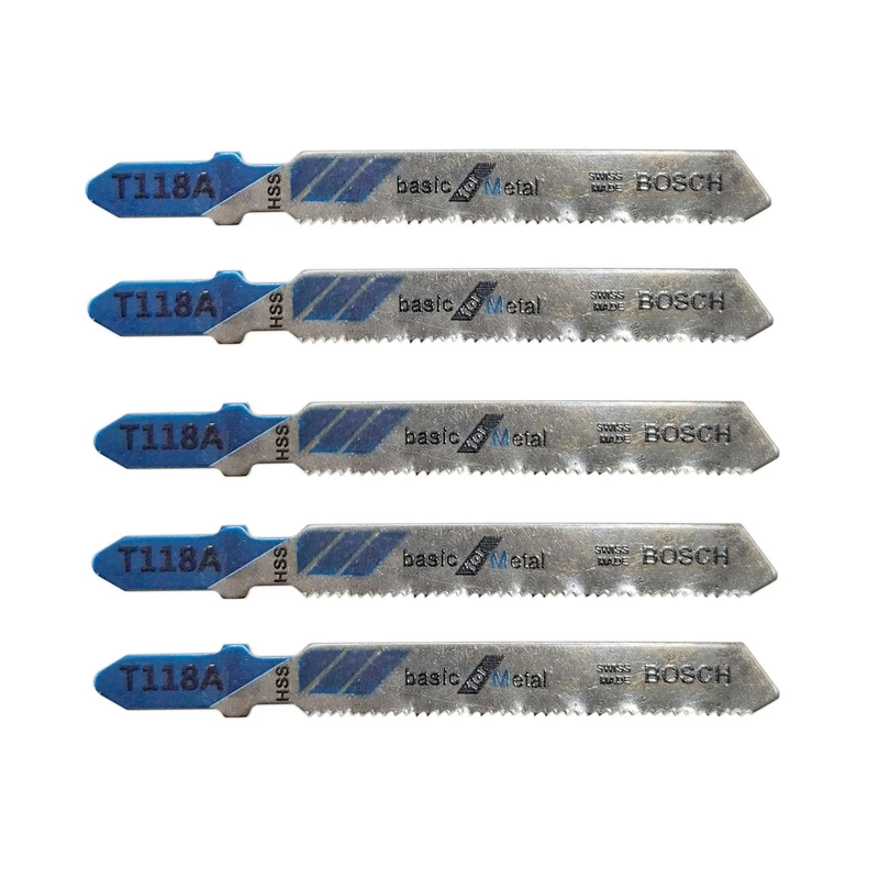 تیغ اره عمودبر آهن بوش مدل T118A مجموعه 5 عددی