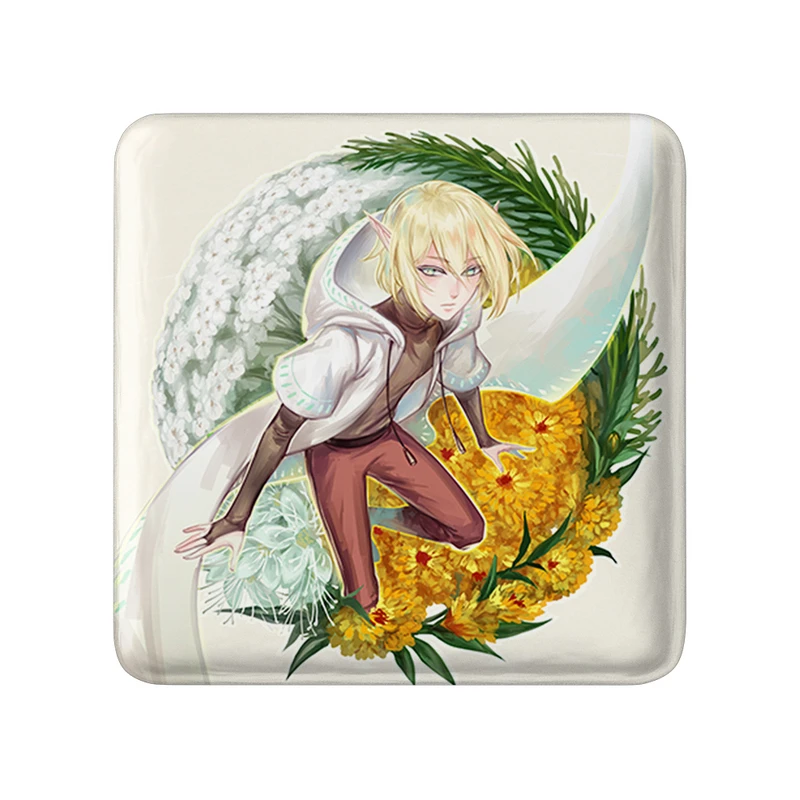 مگنت خندالو طرح تیتوس انیمه ماگی هزارتوی سحر و جادو مدل مربعی کد 36053