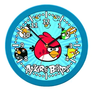 ساعت دیواری کودک مدل angry birds