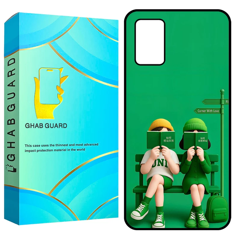 کاور قاب گارد طرح کتاب مدل GCHPA03S مناسب برای گوشی موبایل سامسونگ Galaxy A02s / M02s / A03s 