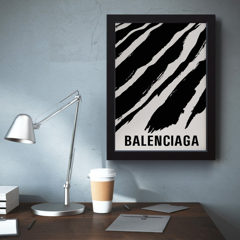 تابلو مدل مینیمال Balenciaga کد m2450-b تابلو مدل مینیمال Balenciaga کد m2450-b