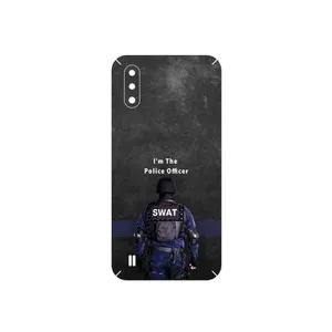 MAHOOT Police Officer Cover Sticker for Samsung Galaxy M01