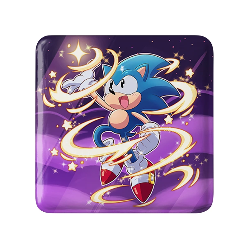 مگنت خندالو طرح سونیک (Sonic) مدل مربعی کد 37040