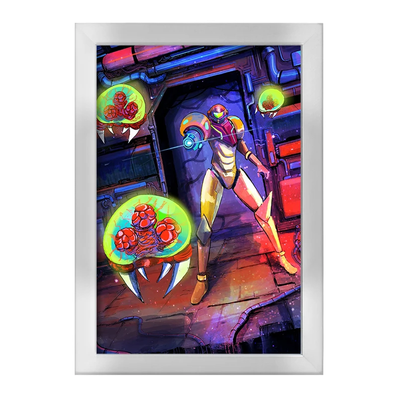 تابلو خندالو طرح بازی متروید (Metroid) کد 35658