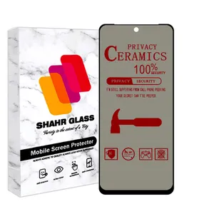  محافظ صفحه نمایش سرامیکی حریم شخصی شهر گلس مدل PRIVATECRSH مناسب برای گوشی موبایل شیائومی Redmi Note 12S