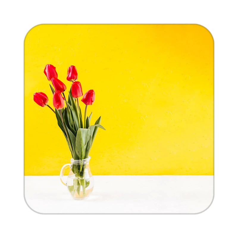 زیر لیوانی کاکتی طرح گل مدل mp17636