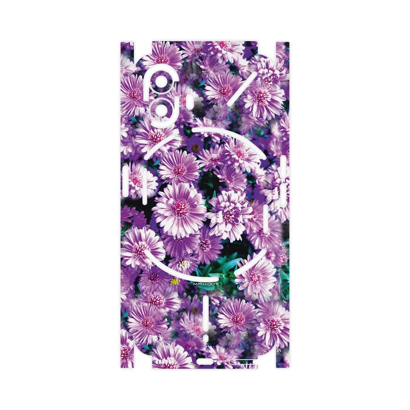 برچسب پوششی ماهوت مدل Purple_Flower-FullSkin مناسب برای گوشی موبایل ناتینگ Phone 2