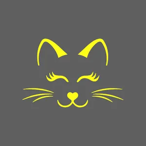 استیکر لپ تاپ شیپرس طرح گربه کد SL002 Y
