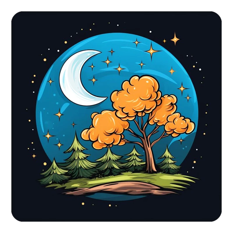 مگنت کاکتی طرح ماه و ستاره مدل mp54984