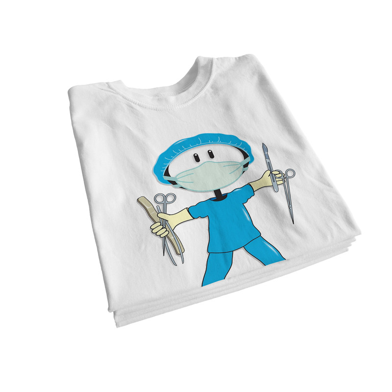 تیشرت آستین بلند مردانه مدل اتاق عمل 008