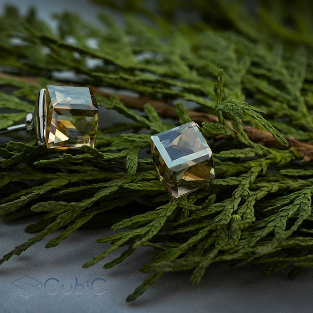 گوشواره زنانه کوبیک مدل QE-21894