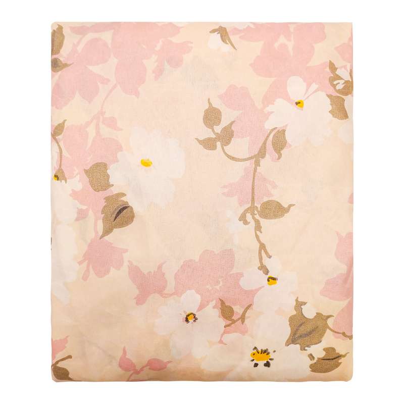 ملحفه آدنو مدل Damask کد CH16 یک نفره سایز 120x200 سانتیمتر