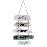 آویز تزئینی مدل جمله انگیزشی  Don't Worry, Be Happy