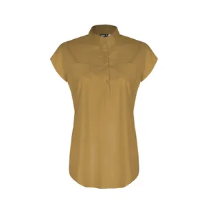 بلوز زنانه آیبکس مدل 001214 رنگ قهوه ای