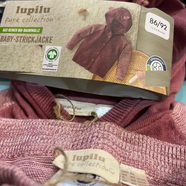 ژاکت نوزادی لوپیلو مدل 381780 کلاه دار