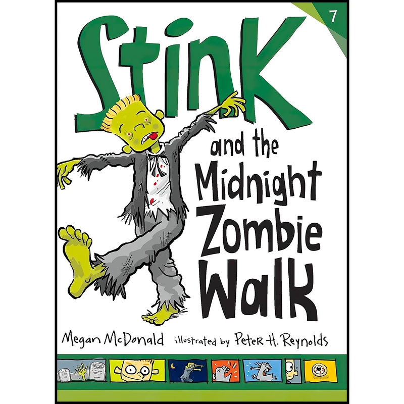 کتاب Stink and the Midnight Zombie Walk اثر Megan McDonald and Peter H. Reynolds انتشارات Candlewick
