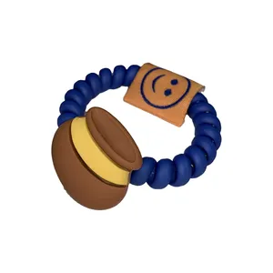 کش مو زنانه مدل سیم تلفنی عروسکی