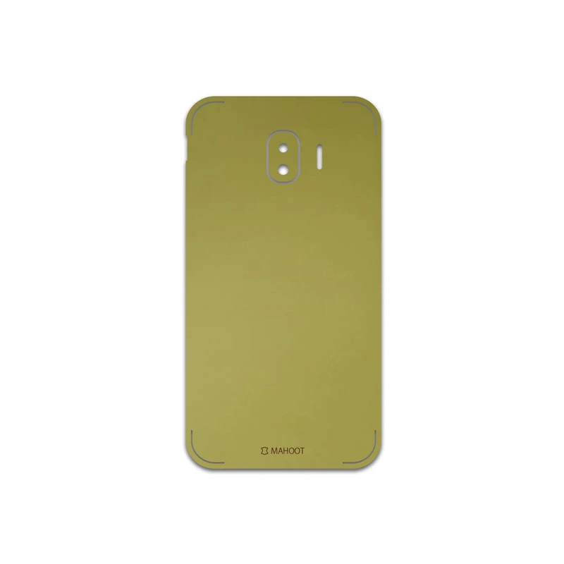 برچسب پوششی ماهوت مدل  Matte-Gold  مناسب برای گوشی موبایل سامسونگ Galaxy J2 Pro 2018