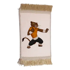 فرش ماشینی دیوارکوب مدل پاندا کونگ فو کار کد 92