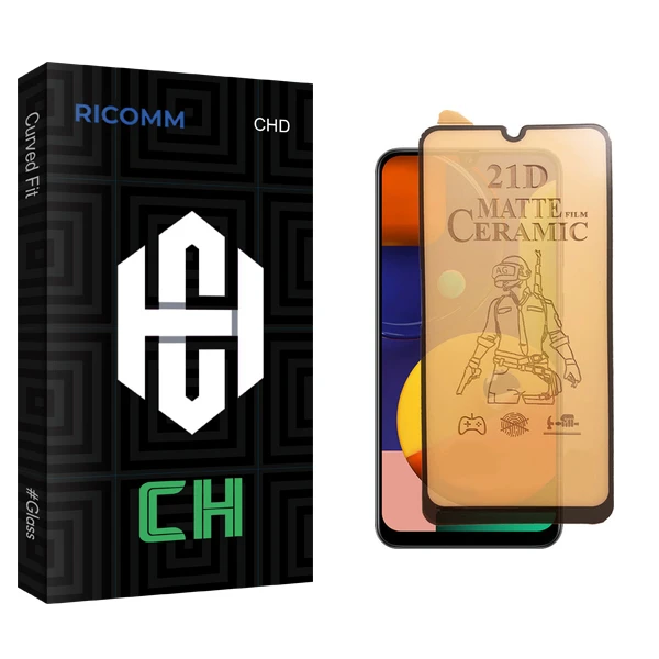 محافظ صفحه نمایش سرامیکی مات ریکام مدل CH Glass مناسب برای گوشی موبایل سامسونگ Galaxy A30 / Galaxy A30s / Galaxy A50 / Galaxy A50s