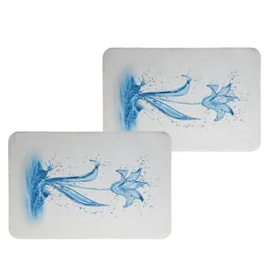 زیربشقابی طرح گل کد 9036 بسته 2 عددی 