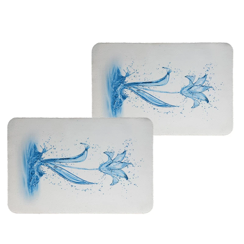 زیربشقابی طرح گل کد 9036 بسته 2 عددی 