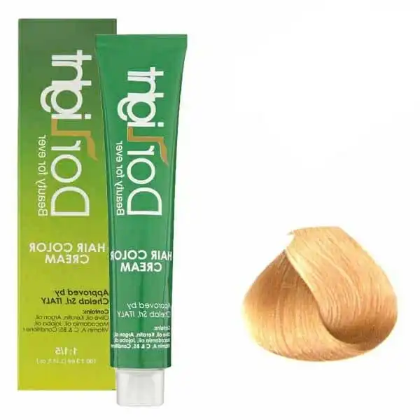 رنگ مو دورلایت شماره 9.5 حجم 100 میلی لیتر رنگ بلوند طلایی خیلی روشن