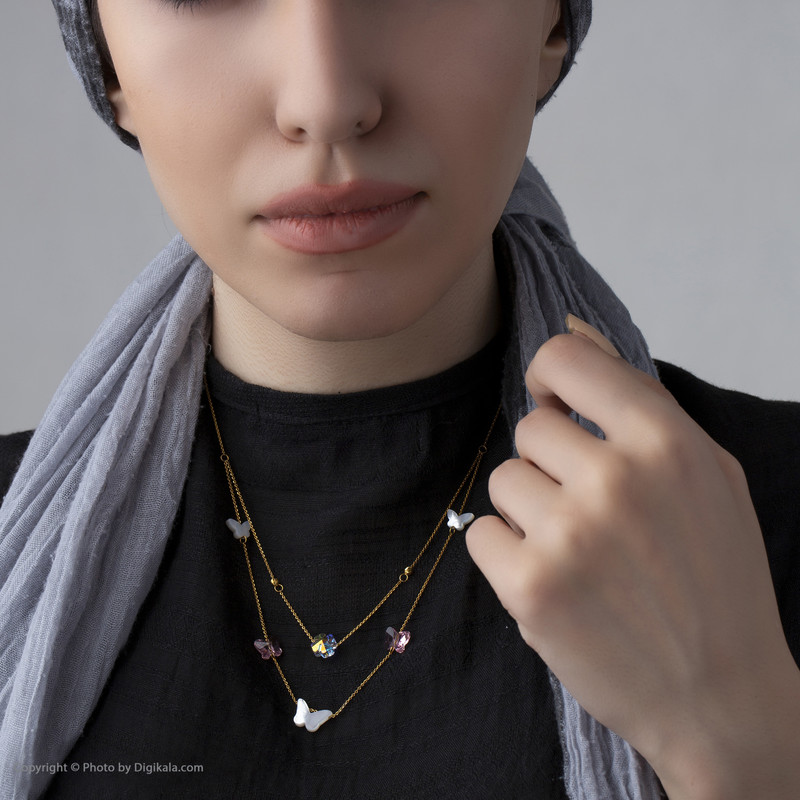 گردنبند طلا 18 عیار زنانه مایا ماهک مدل MM0875