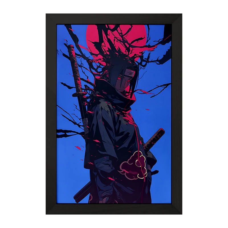 تابلو خندالو مدل ایتاچی انیمه ناروتو (Naruto) کد F4750