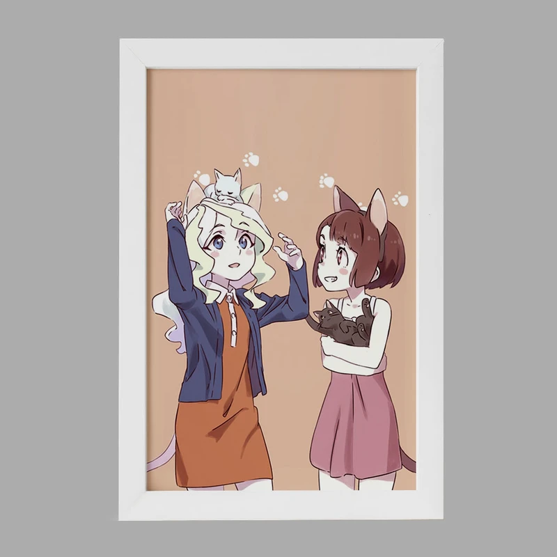 تابلو خندالو مدل دیانا انیمه جادوگران کوچک Little Witch Academia  کد 22856