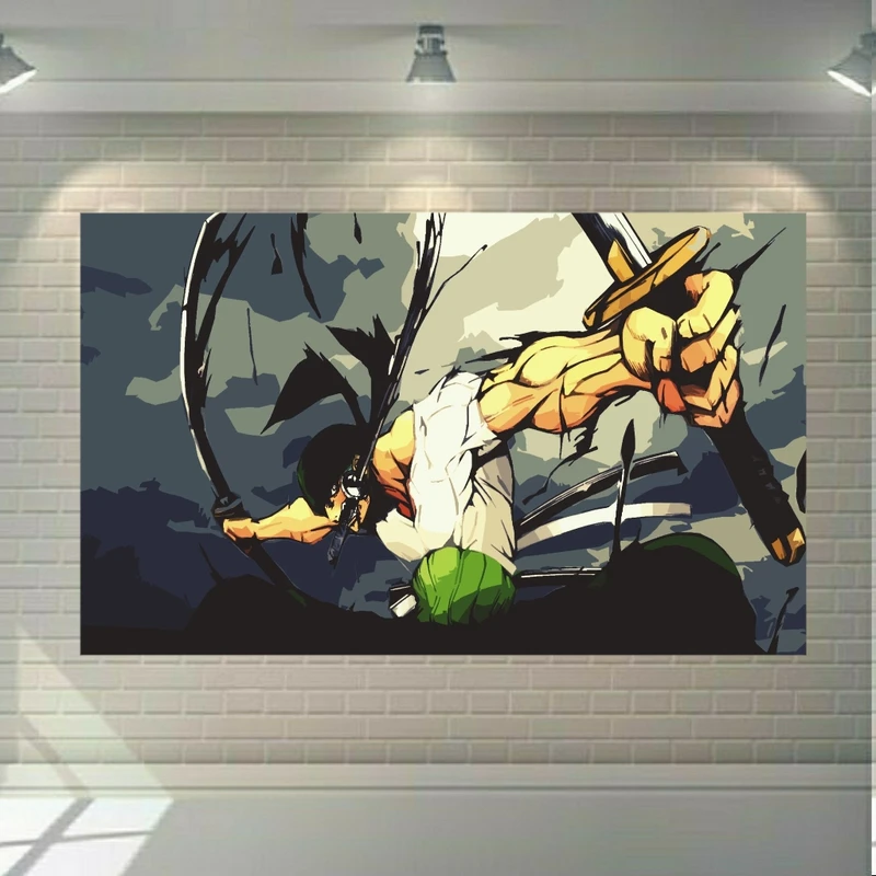 پوستر دیواری طرح انیمه Onepiece مدل SDP721