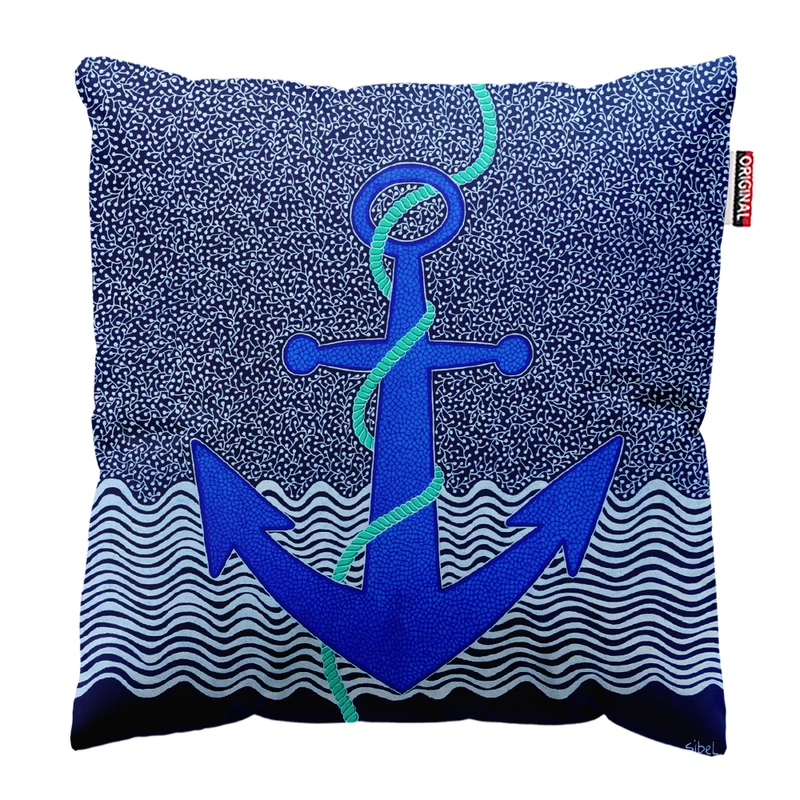 کوسن پاد آفرین مدل فانتزی طرح دریا کد PK403690 سایز 40*40 سانتی متر