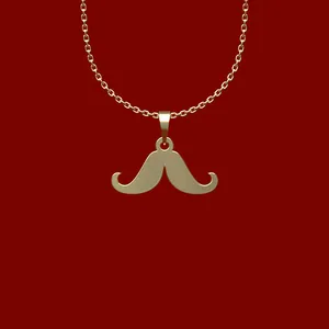 گردنبند طلا 18 عیار زنانه مدوپد مدل سبیل کد Q2-1-1014