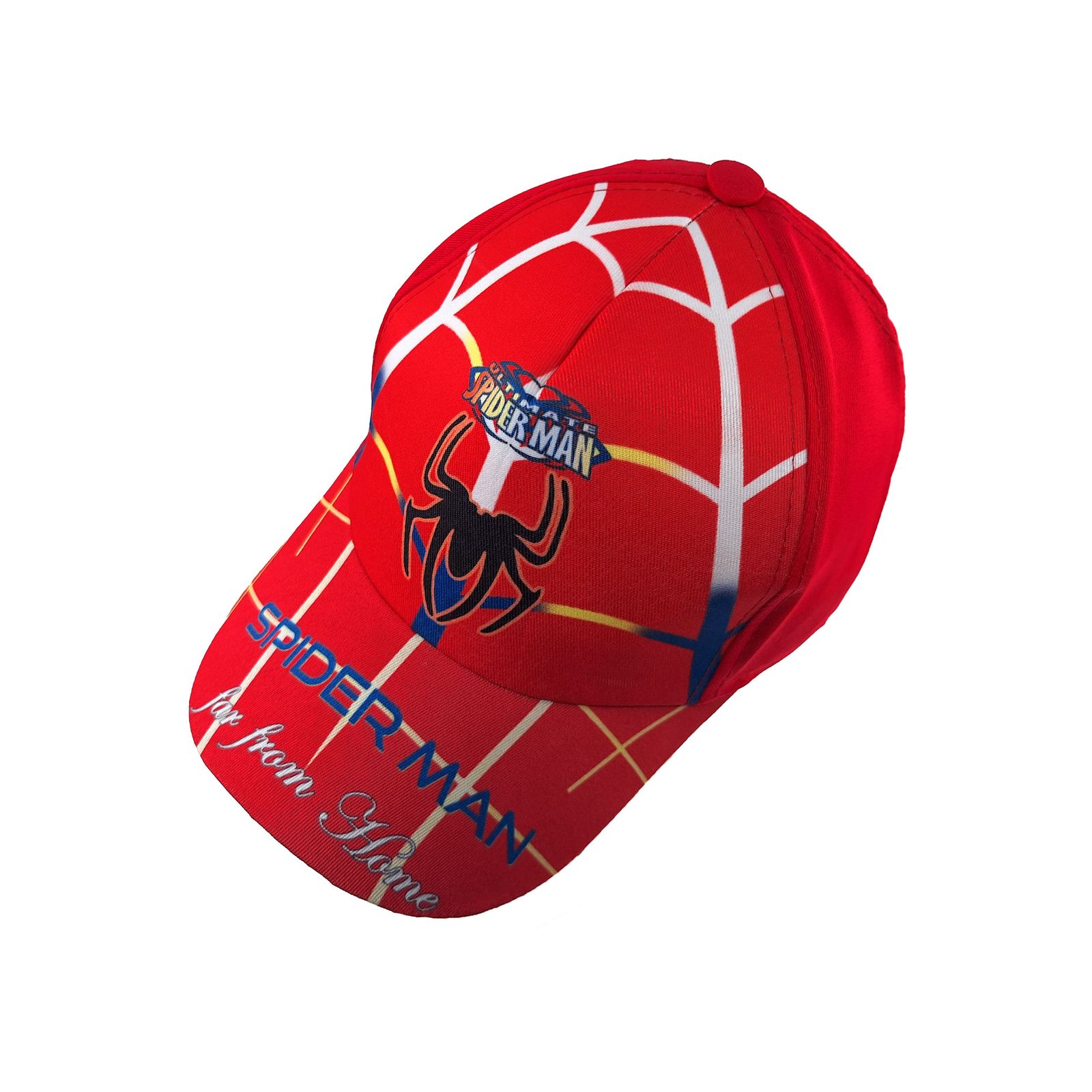 کلاه کپ پسرانه مدل مرد عنکبوتی کد 1131 رنگ قرمز -  - 1