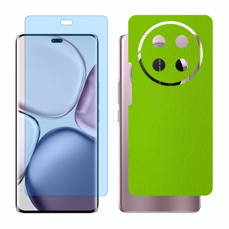 محافظ صفحه نمایش مات آنتی بلو گلس مدل Together مناسب برای گوشی موبایل آنر X9c به همراه برچسب پوششی