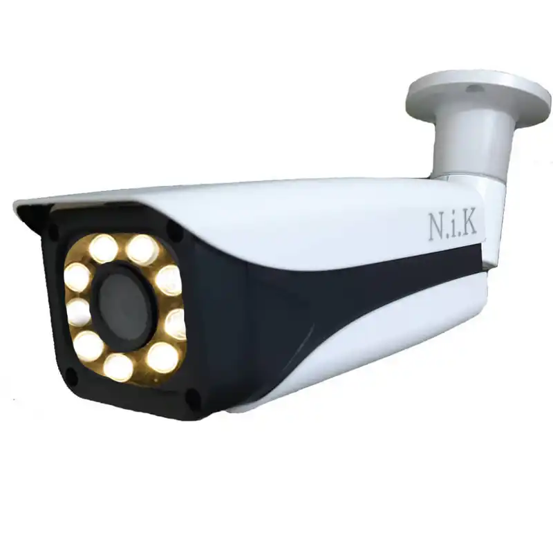 دوربین مداربسته تحت شبکه ان آی کی مدل وارم لایت IP B456 _ 4MP