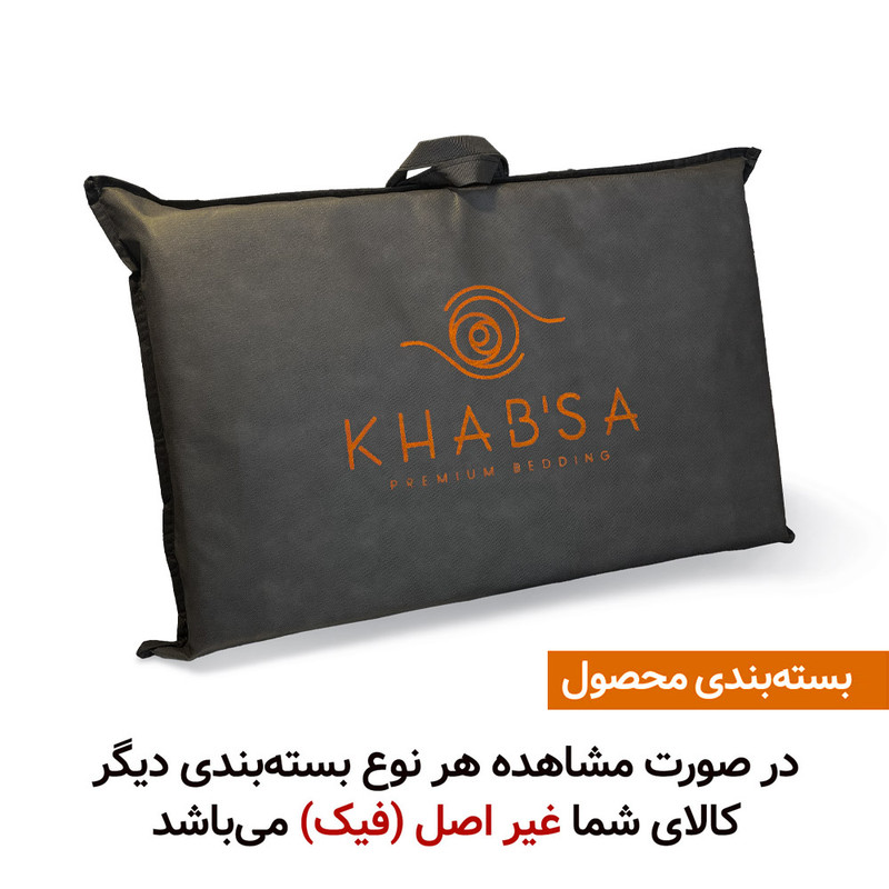 بالش خوابسا مدل لوزانا گلدوزی دیواره‌دار سایز 50×70 سانتی‌متر
