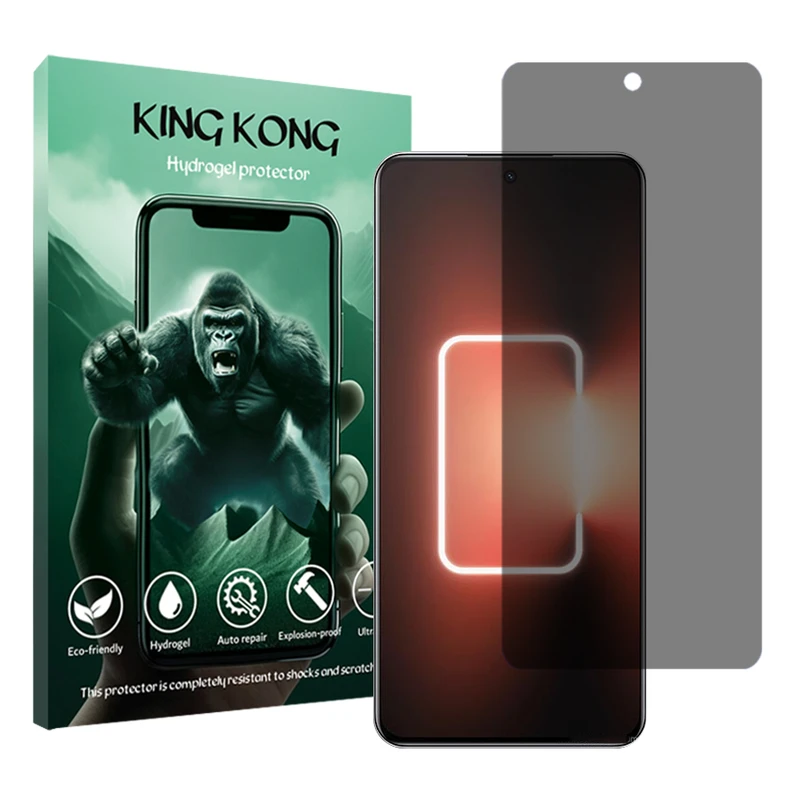 محافظ صفحه نمایش حریم شخصی کینگ کونگ مدل Tough مناسب برای گوشی موبایل ریلمی GT3