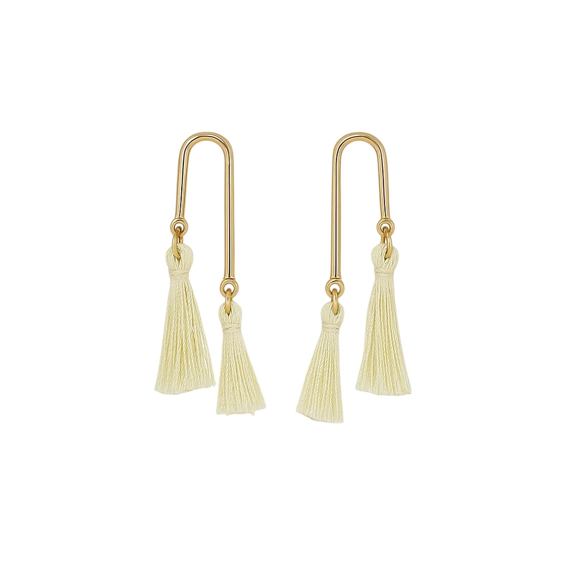 گوشواره آویز زنانه مدل منگوله دار کد GI01