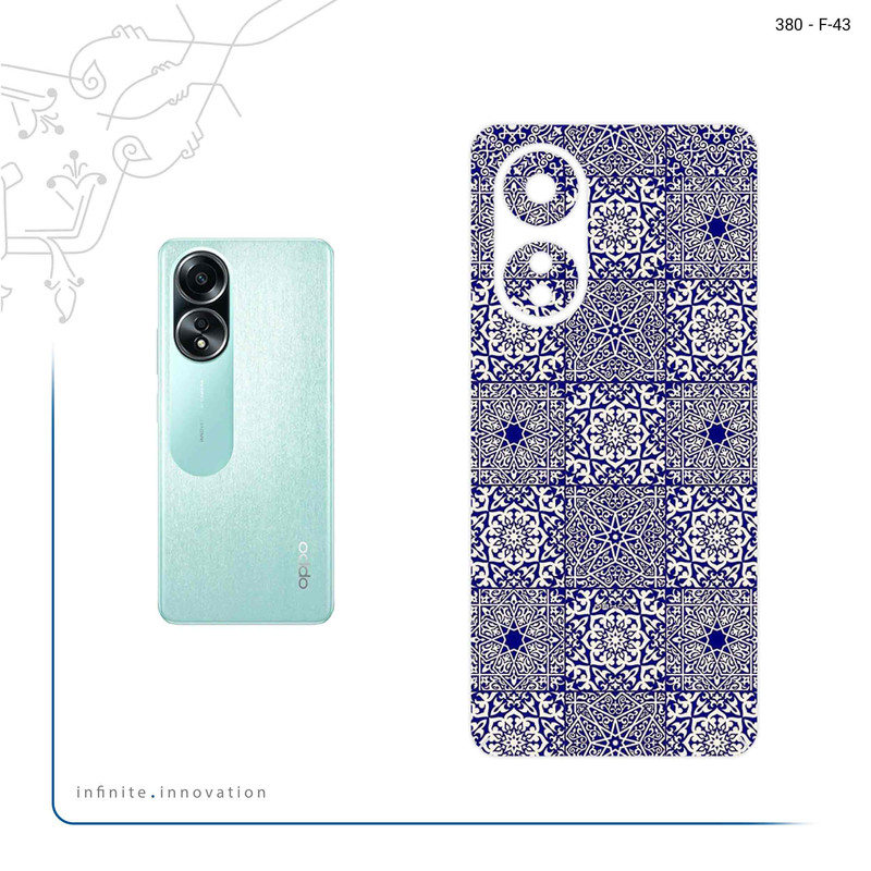 برچسب پوششی ماهوت مدل Iran Tile 11 مناسب برای گوشی موبایل اپو A58 4G