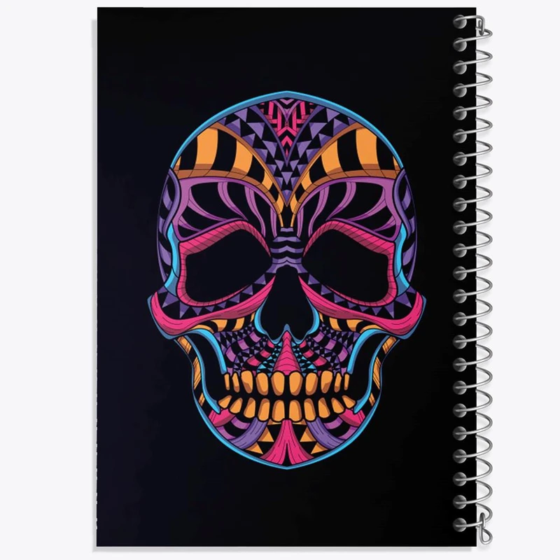 دفتر نت موسیقی 50 برگ خندالو مدل اسکلت Skleton کد 1181