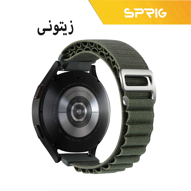 بند اسپریگ مدل Loop Alpine TW مناسب برای ساعت هوشمند سامسونگ Galaxy Gear S3 Frontier SM-R760