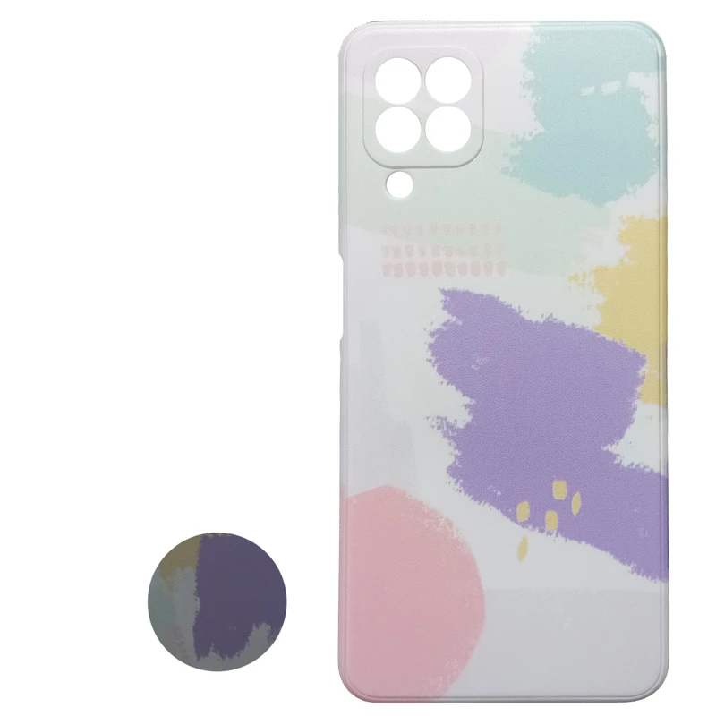 کاور مدل S0666 مناسب برای گوشی موبایل سامسونگ Galaxy A22 4G به همراه پاپ سوکت 