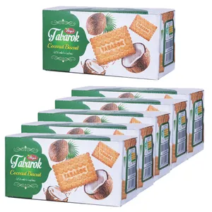 بیسکویت تبرک با طعم موز - 800 گرم بسته 6 عددی