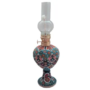 چراغ گردسوز میناکاری سفالی مدل نوروز کد A22