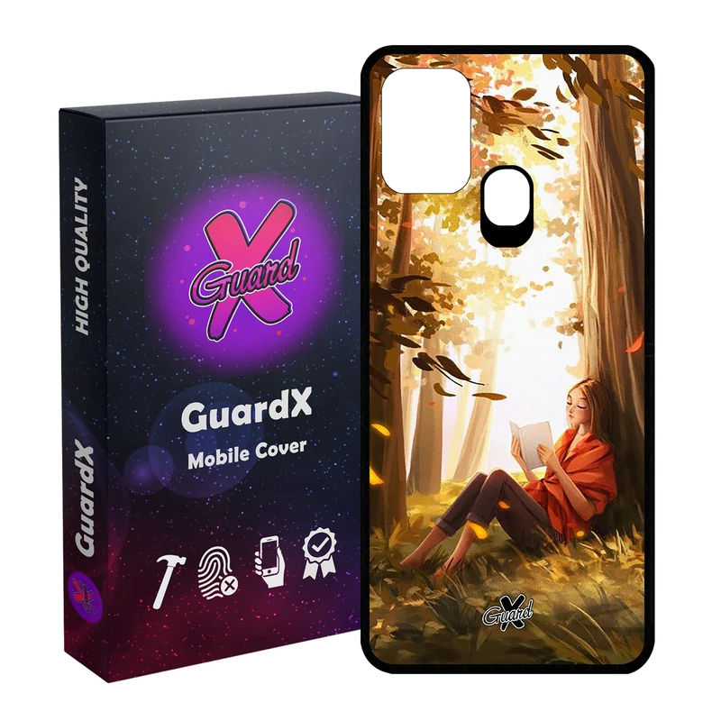 کاور گارد ایکس طرح دختر مدل Glass10276 مناسب برای گوشی موبایل سامسونگ Galaxy M31 / M31 Prime / F41