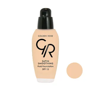 کرم پودر گلدن رز مدل Satin smoothing شماره 23 حجم 34 میلی لیتر