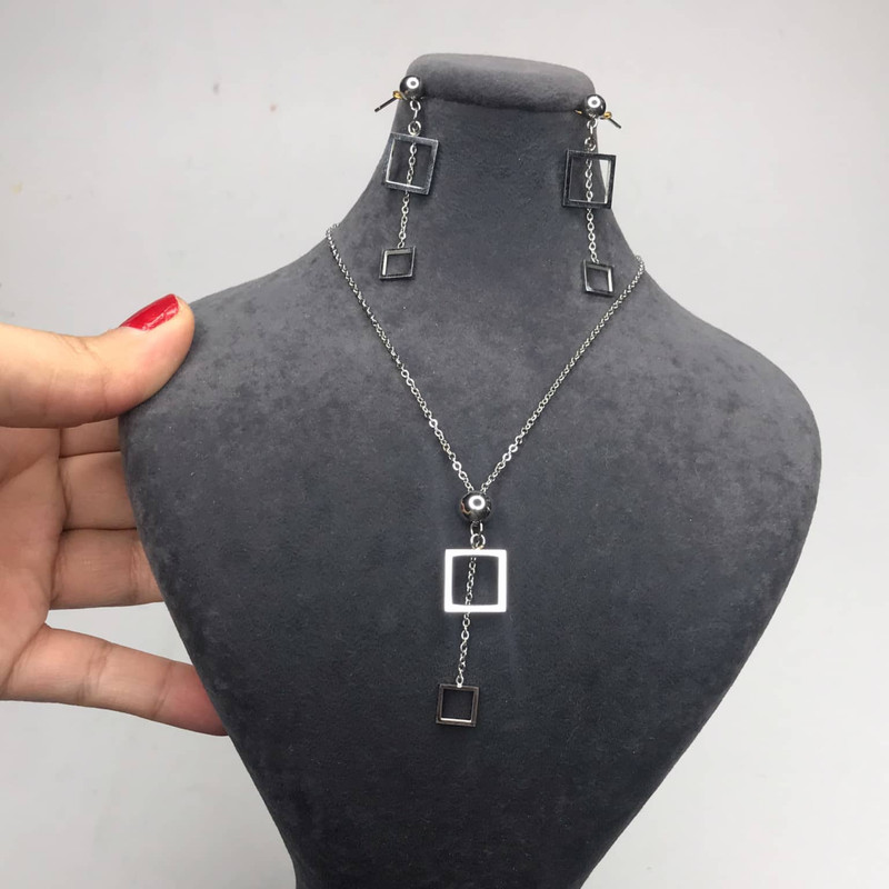 نیم ست زنانه مدل مربع